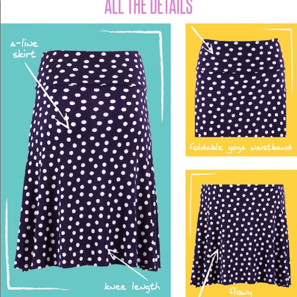 LaRoe Azure Skirt NWT 2XL Fits Sizes 22-24 - Picture 6 of 6